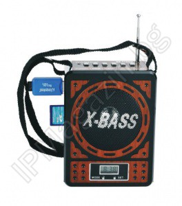 XB-916CU - мини аудио система с радио и часовник 