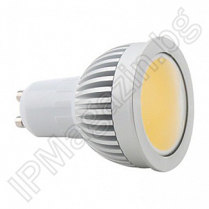 Lamp, fret, 5W, COB, diffused diode, 220V, GU10, white light 