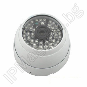 KD-6359 вандалоустойчива куполна камера с инфрачервено осветление за видеонаблюдение