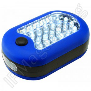 BL-0303 - LED torch, 24 + 3 diodes, magnet, 2 modes illumination 