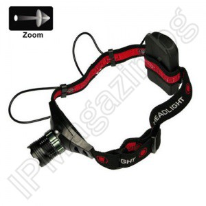 CH-168 - battery CREE LED Headlamp setting the focus in 