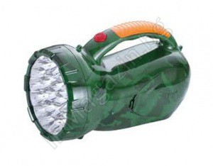 YJ-2807 - battery, LED flashlight, emergency lamp, 22 + 7 diodes, illumination up to 150m, 3 modes of illumination 