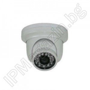CV-V101HQ Vandal dome camera with IR illumination for CCTV