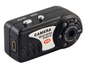 Скрита мини HD камера с IR диоди за видеонаблюдение 