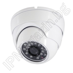 KD-6352X вандалоустойчива куполна камера с инфрачервено осветление за видеонаблюдение
