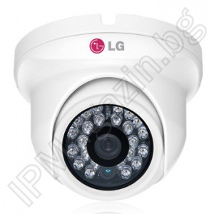 LG LCV1100R Vandal dome camera with IR illumination for CCTV