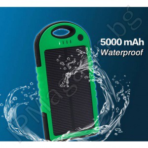 IP-PB-009 - SMART POWER BANK (POWER BANK and solar charger in 1) with built-in rechargeable battery 5000mA Mobile 