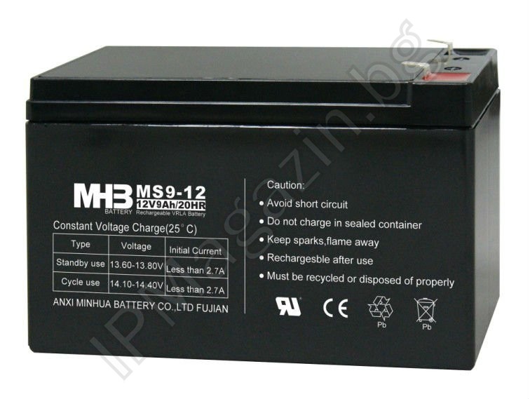 Batería MS9-12 MHB 12v 9 Ah sellada 