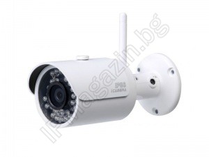 IPC-HFW1235S-W-0280B - 2.8mm, 30m, external mounting, bullet, 2MP 1080P WiFi, wireless, IP surveillance camera, DAHUA