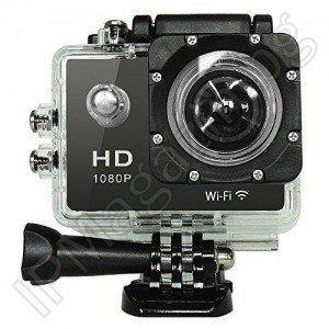 Action Camera, FullHD 1080P, 12MP, Waterproof, 30m, 2 "LCD, WiFi 