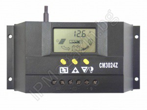 CM3024Z - controller, control, charging, rechargeable batteries, solar panel, 12V, 24V, 30A 