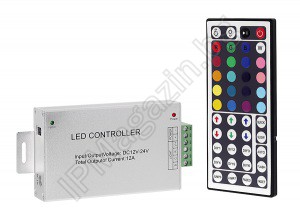 RGB, LED контролер, с безжично дистанционно управеление, сменящи се цветове и режими 