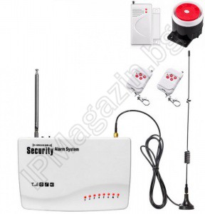 IP-AP013-1M - wireless, GSM home alarm, 1 door MUD, 2 remote 