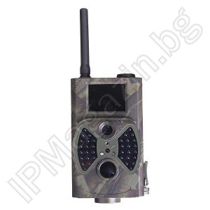 HC-300M - 3.0mm, 20m, външен монтаж, цветна, ловна камера, Micro SD, SIM карта, за наблюдение 
