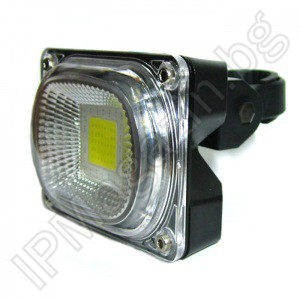 W618 - battery, LED torch, COB, 20W, 3 modes of illumination, bicycle lights 