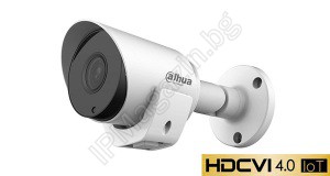HAC‐LC1220T-TH - 2.8mm, 20m, външен монтаж, булет, вграден сензор, 2MP 1080P IoT, HDCVI, камера за наблюдение, DAHUA