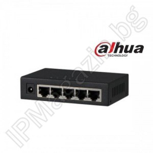 PFS3005-5GT - mini, 5-port, 10/100/1000, Layer 2, DAHUA, ETHERNET switch