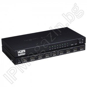 TT-SP03 - HDMI дистрибутор, 1 вход, 8 изхода 