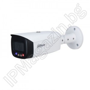 IPC-HFW3549T1-AS-PV-0280B-S5 - 2.8mm, 40m, AI, Full Color, SD слот,с Активно въздействие, външен монтаж, булет 5Mpix 1920P, IP камера за наблюдение, DAHUA, WizSense  СЕРИЯ