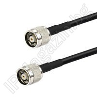 N-male към N-male, асемблиран, високочестотен кабел, 1m 
