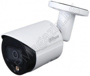 IPC-HFW2239S-SA-LED-0280B-S2 - 2MP, 2.8mm, 30m LED, POE, външен монтаж, булет, FULL COLOR, IP камера, DAHUA