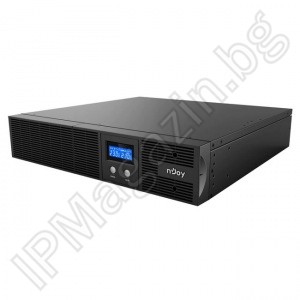 Argus 3000 - 19", 3000VA/1800W, Line Interactive технология, LCD дисплей, 8x IEC C13 контакта, USB/LAN управление, RACK MOUNT UPS