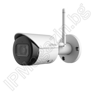 IPC-HFW1230DS-SAW-0280B - 2MP, 2.8mm, 30m, SD слот, външен монтаж, булет, 1080P WiFi, безжична, IP камера за наблюдение, DAHUA