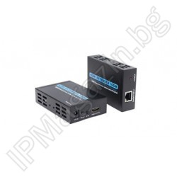 HM-E60LP - HDMI удължител, по Cat5E/6 UTP/FTP кабел, до 60m, DAHUA 