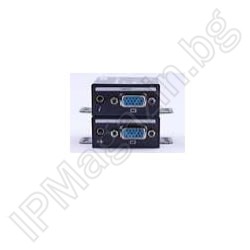 TT-N802A -  VGA & Audio удължител, по Cat5E/6 UTP/FTP кабел, до 100m, 350MHz 