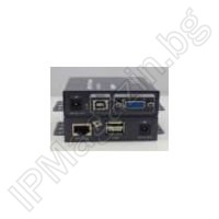 TTN806A - VGA & USB KVM удължител, по Cat5E/6 UTP/FTP кабел, до 300m, 680MHz 