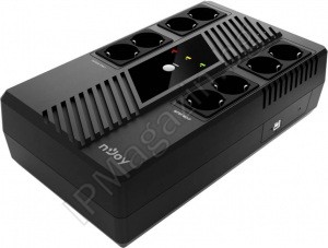 Token 600 - UPS 650VA/360W, LED индикация, 8x шуко контакта, Line Interactive UPS