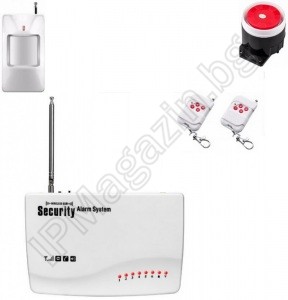 IP-AP013-1D - безжична, GSM аларма за дома, 1 датчикa за движение, 2 дистанционни 