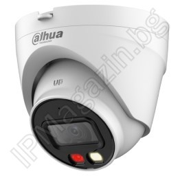 IPC-HDW1239V-A-IL-0360B - 3.6mm, 30m LED, FULL COLOR, POE, външен монтаж, куполна 2Mpix 1080P FullHD, IP камера за наблюдение, DAHUA, ENTRY СЕРИЯ