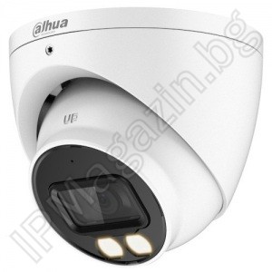 HAC-HDW1239T-IL-A-0280B-S2 - 2MP, Starlight, 2.8mm, LED, 40m, външен монтаж, куполна HDCVI, FULL COLOR, камера, DAHUA