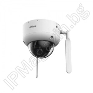 IPC-HDBW3441DR1-AST-4G-NL668EAU-0280B - 4MP, 2.8mm, 30m, куполна IP камера за наблюдение, LTE, 4G, 3G, DAHUA