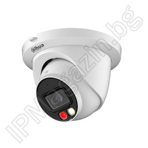 IPC-HDW2249T-S-LED-0280B-PRO - 2.8mm, 30m LED, Full Color, SD слот, външен монтаж, куполна 2Mpix 1080P FullHD, IP камера за наблюдение, DAHUA, WizSense СЕРИЯ