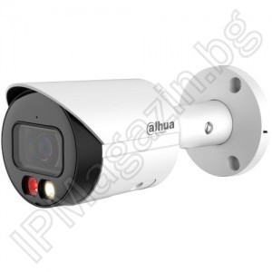 IPC-HFW2849S-S-IL-0280B - 2.8mm, Full Color, 30m LED, POE, външен монтаж, булет 8Mpix 3840P, IP камера за наблюдение, DAHUA, ENTRY СЕРИЯ
