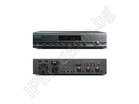 MP600U - 250W, усилвател, с вграден 2-канален зонов селектор с индивидуален Volume контрол за всяка зона, с BLUETOOTH/USB/CD/MP3,FM 