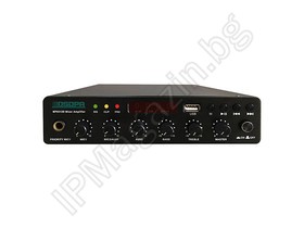 MP9312D - 120W, 2 входов, с вграден BLUETOOTH, USB, Mini, миксер усилвател
