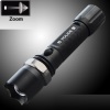 BL-530-TRAFFIC-WAND - CREE Q3 LED rechargeable searchlight setting the focus and stick to traffic