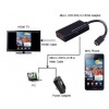 MHL, Micro USB към HDMI, адаптер, за Samsung Galaxy S4, S3, Note 2