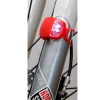 Set, diode light and stop, white and red, for bicycle