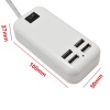15W, USB charger, coupler, with 4 USB outputs