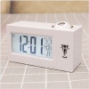 Digital, diode, desktop, projection, LED clock, indoor mounting, with thermometer, batteries, 14x8x5.5cm